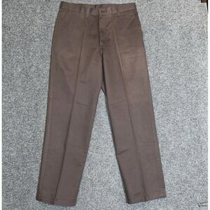 Lee Performance Khakis ~ Men's Size 33x32 ~ Brown Pants